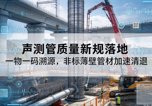 邵阳声测管质量新规落地，一物一码溯源，非标薄壁管材加速清退