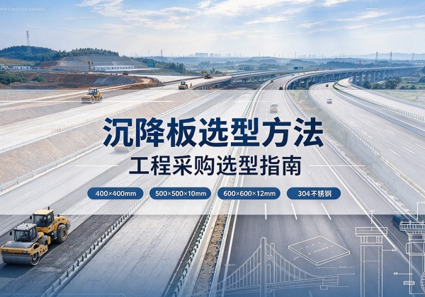 邵阳沉降板选择方法